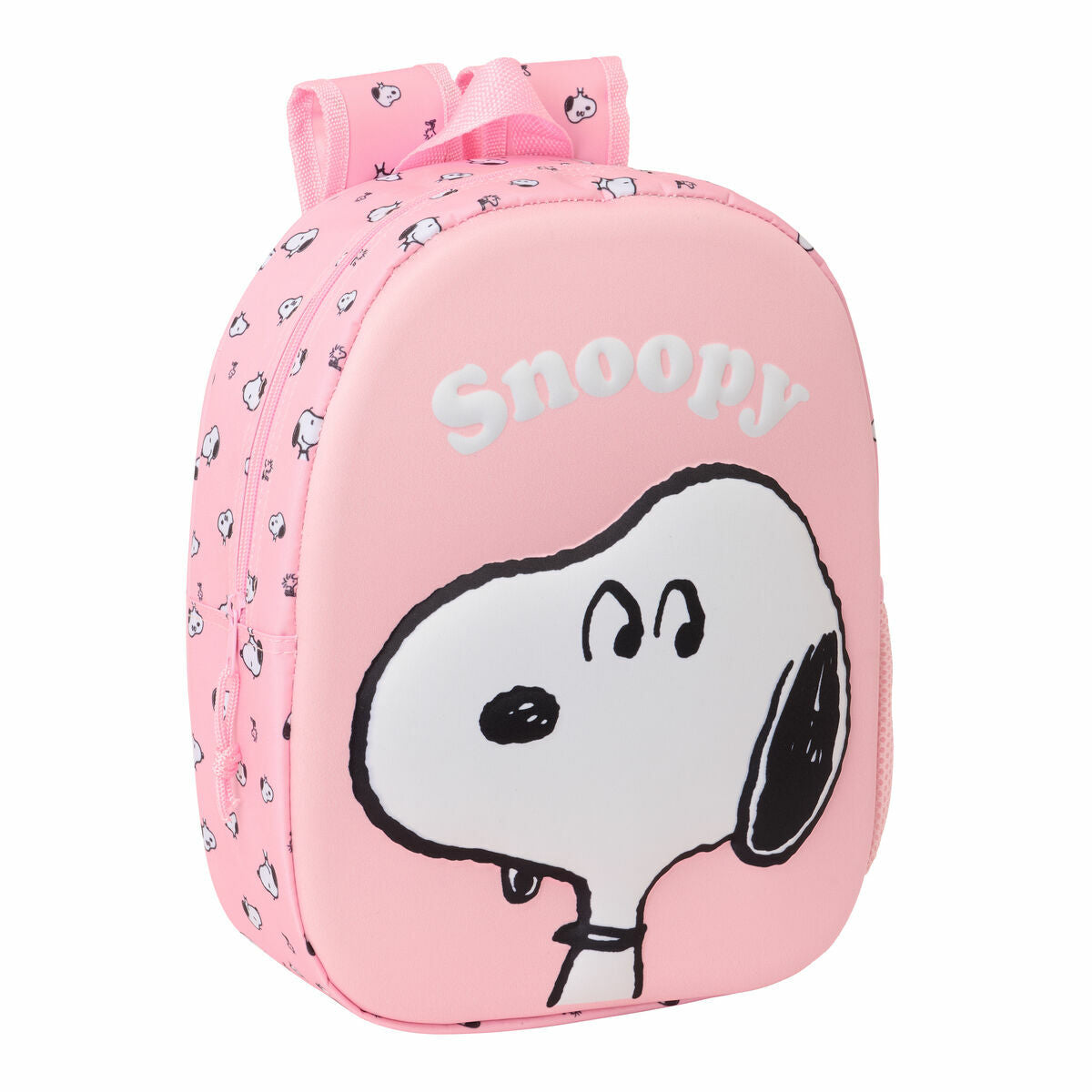 Child bag Snoopy Pink 27 x 33 x 10 cm 3D