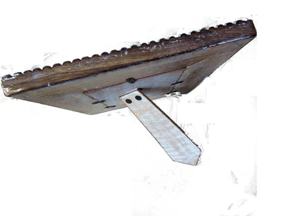 Children's colorful wild animals, sand art framed in wood.